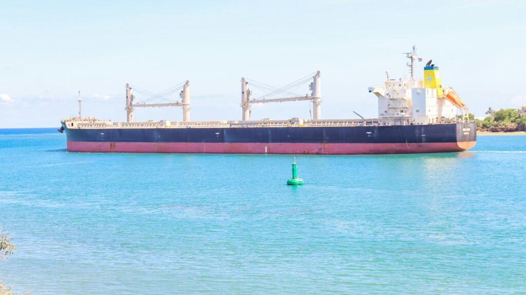 Navire cargo au large de Cotonou, Bénin - Volta Marine Management